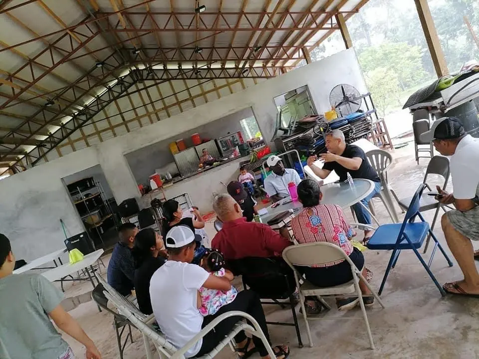 grupo reunido en el 2018